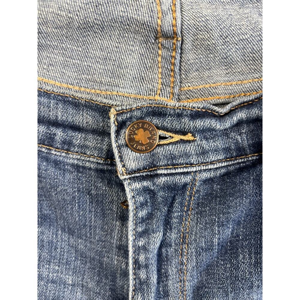 Lucky Brand Women's Blue Straight Jeans 12/31 Stretch Denim, 5-Pocket Design - Picture 3 of 12